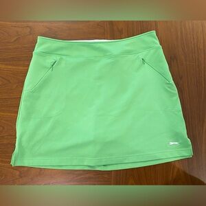 Slazenger Women’s Size Medium Green Athletic Golf Skirt Wicking Stretch